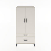 Woodntry Modular Cabinet Moonstone 88x44x170 cm with Doors and Drawers KC15-1