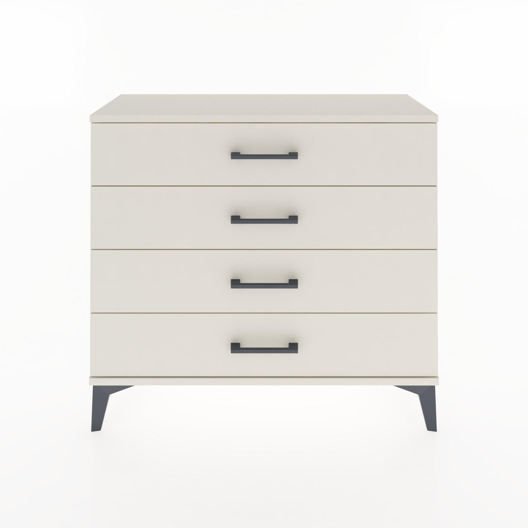 Woodntry Modüler Şifonyer 4 Çekmeceli 88x30x68 cm Aytaşı - Woodntry