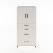 Woodntry Modular Cabinet Moonstone 88x44x170 cm with Doors and Drawers KC19-1