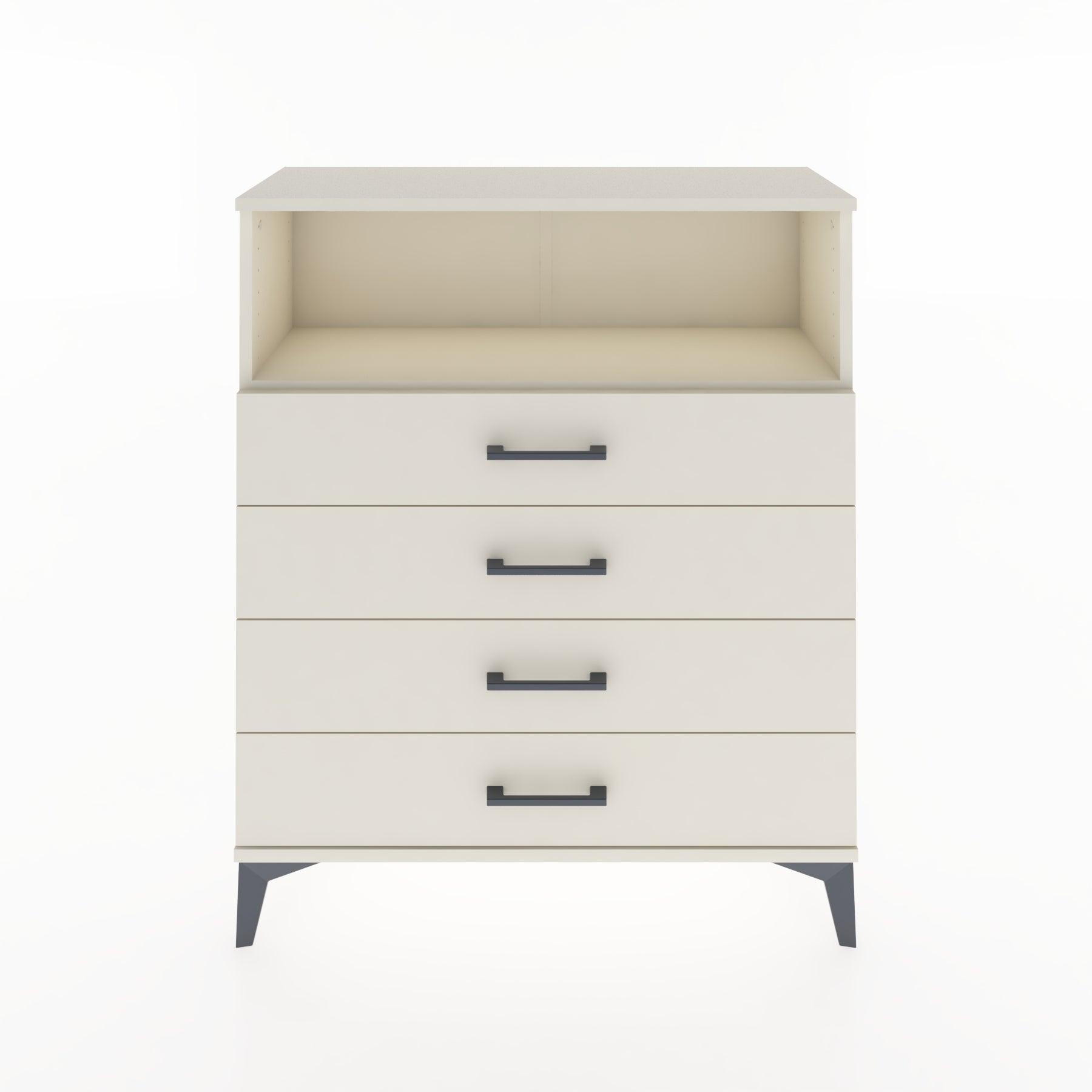 Woodntry Modüler Şifonyer Aytaşı 88x30x94 cm Çekmeceli ve Raflı CR19-1