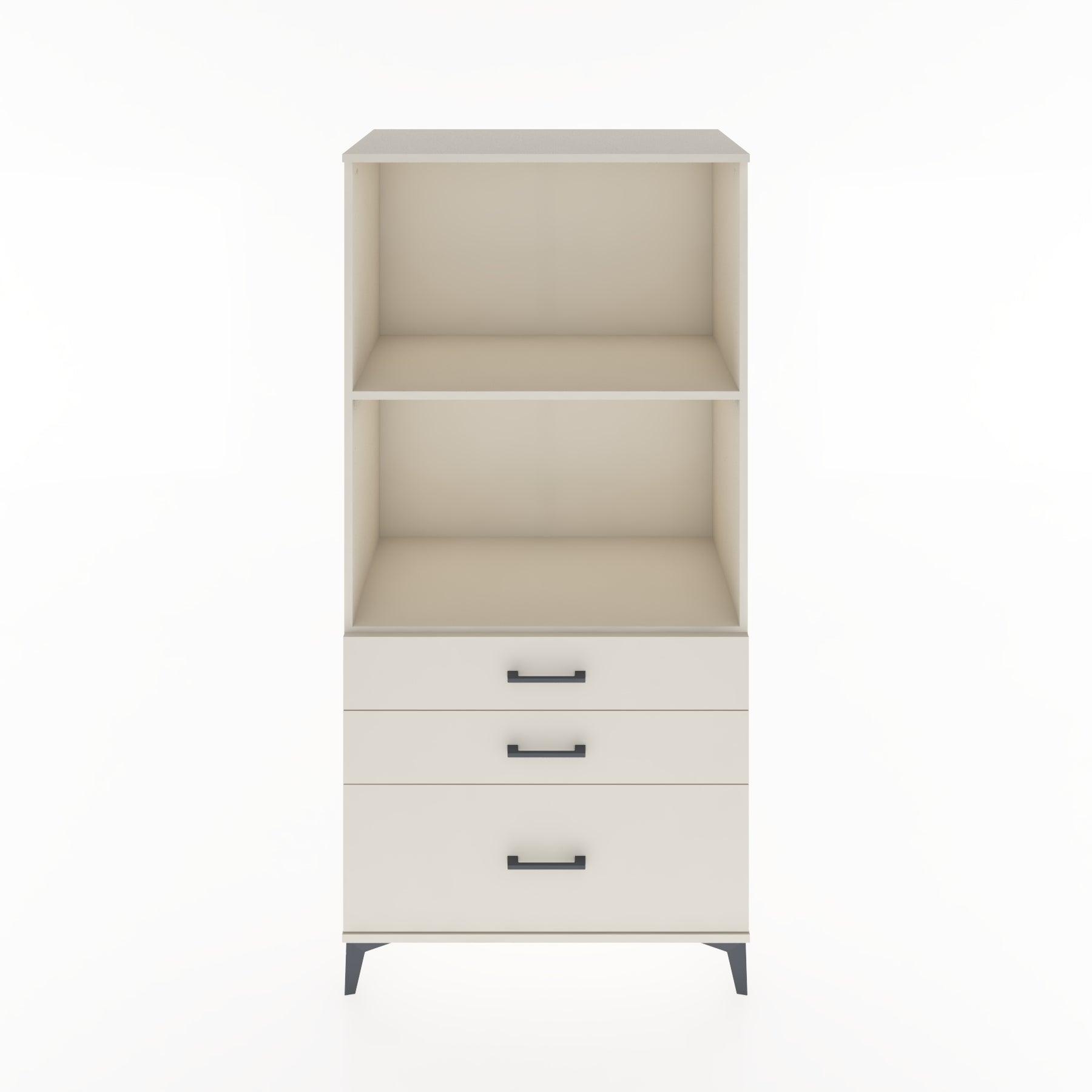 Woodntry Modular Cabinet Moonstone 88x44x170 cm with Drawers and Shelves CR42-1