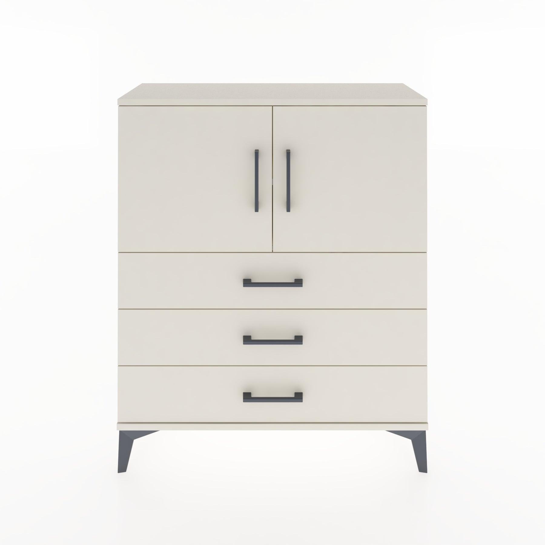 Woodntry Modüler Şifonyer Aytaşı 88x30x94 cm Kapaklı ve Çekmeceli KC7-1