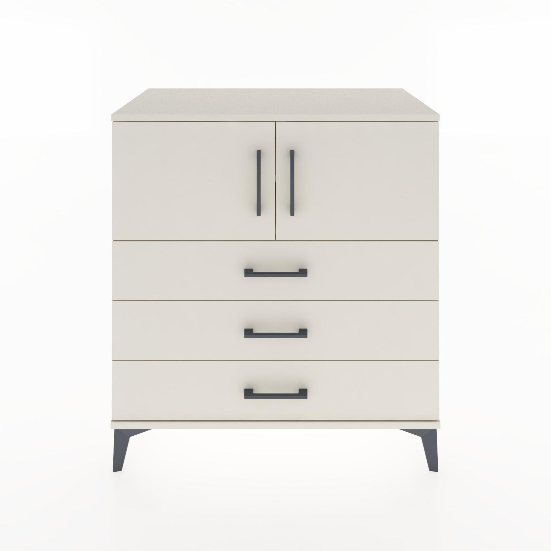 Woodntry Modular Dresser Moonstone 88x44x84 cm with Cover and Drawer KC97-1