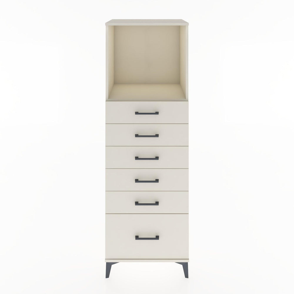 Woodntry Modular Cabinet Moonstone 60x44x170 cm with Drawers and Shelves CR39-1
