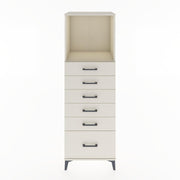 Woodntry Modular Cabinet Moonstone 60x44x170 cm with Drawers and Shelves CR39-1