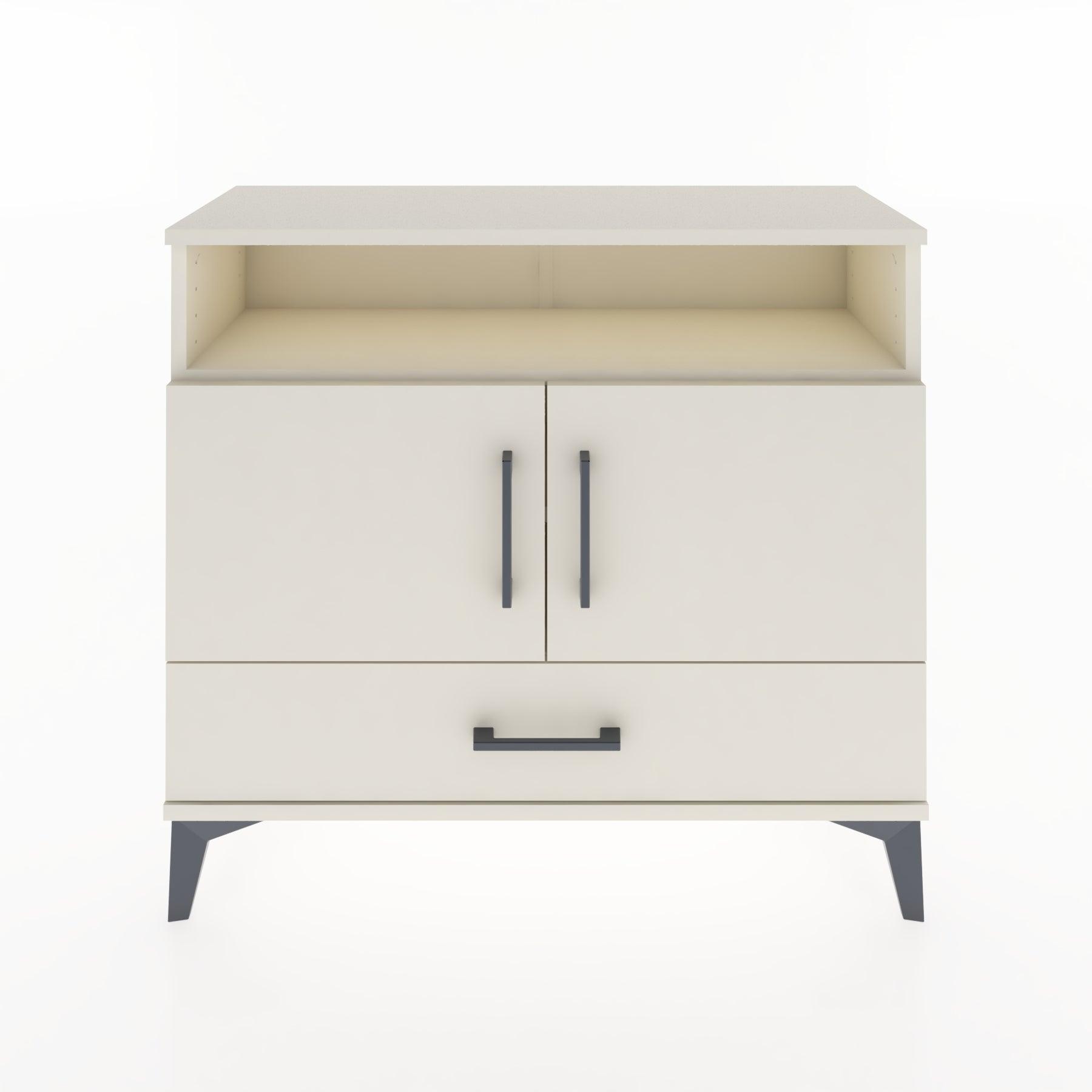 Woodntry Modüler Şifonyer Raf Kapak Çekmeceli 88x30x68 cm Aytaşı - Woodntry