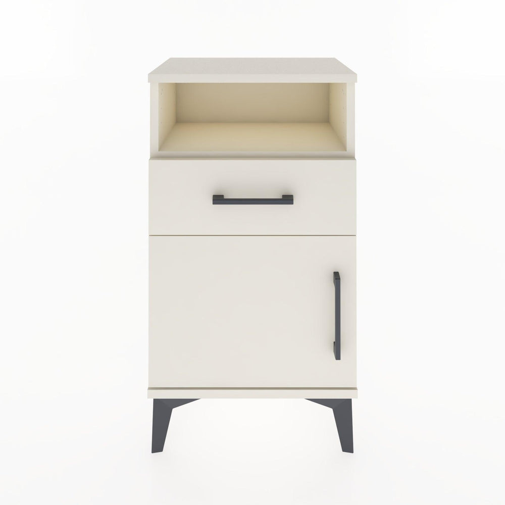 Woodntry Modüler Komodin Raf Çekmece Kapaklı 44x30x68 cm Aytaşı - Woodntry