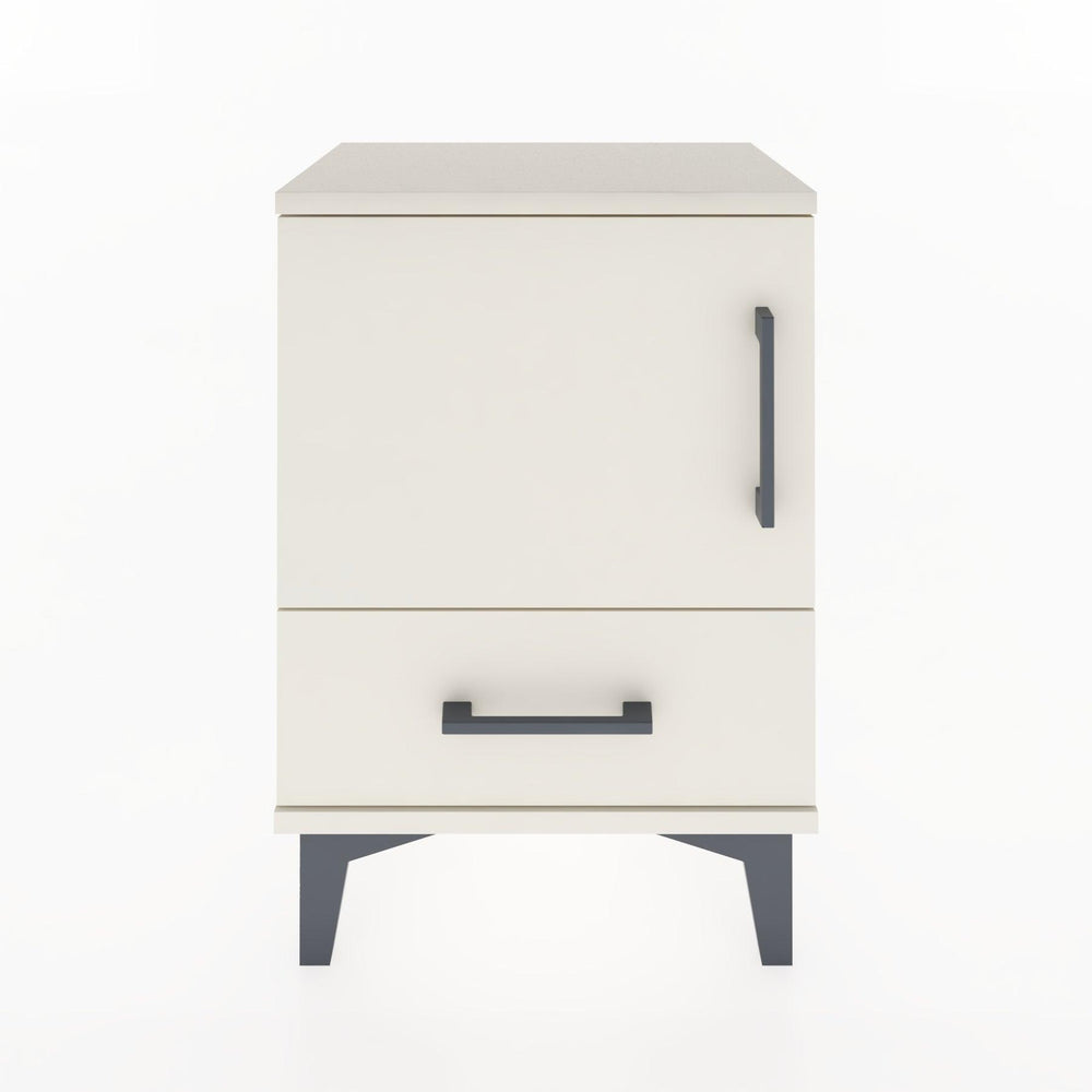 Woodntry Modüler Komodin Kapak ve Çekmeceli 44x30x52 cm Aytaşı - Woodntry