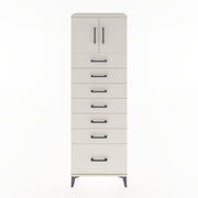 Woodntry Modular Cabinet Moonstone 60x44x170 cm with Doors and Drawers KC10-1