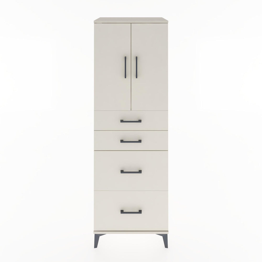 Woodntry Modular Cabinet Moonstone 60x44x170 cm with Doors and Drawers KC19-1