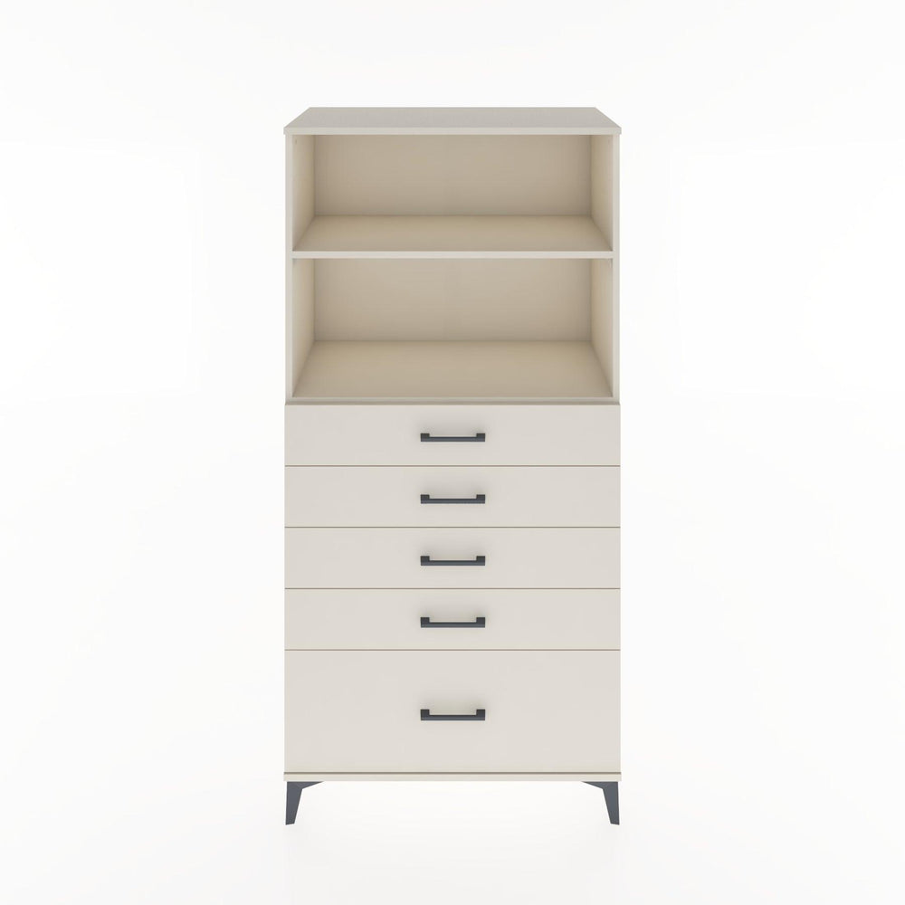 Woodntry Modular Cabinet Moonstone 88x44x170 cm with Drawers and Shelves CR40-1