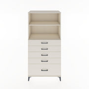 Woodntry Modular Cabinet Moonstone 88x44x170 cm with Drawers and Shelves CR40-1