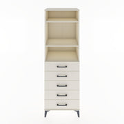 Woodntry Modular Cabinet Moonstone 60x44x170 cm with Drawers and Shelves CR35-1