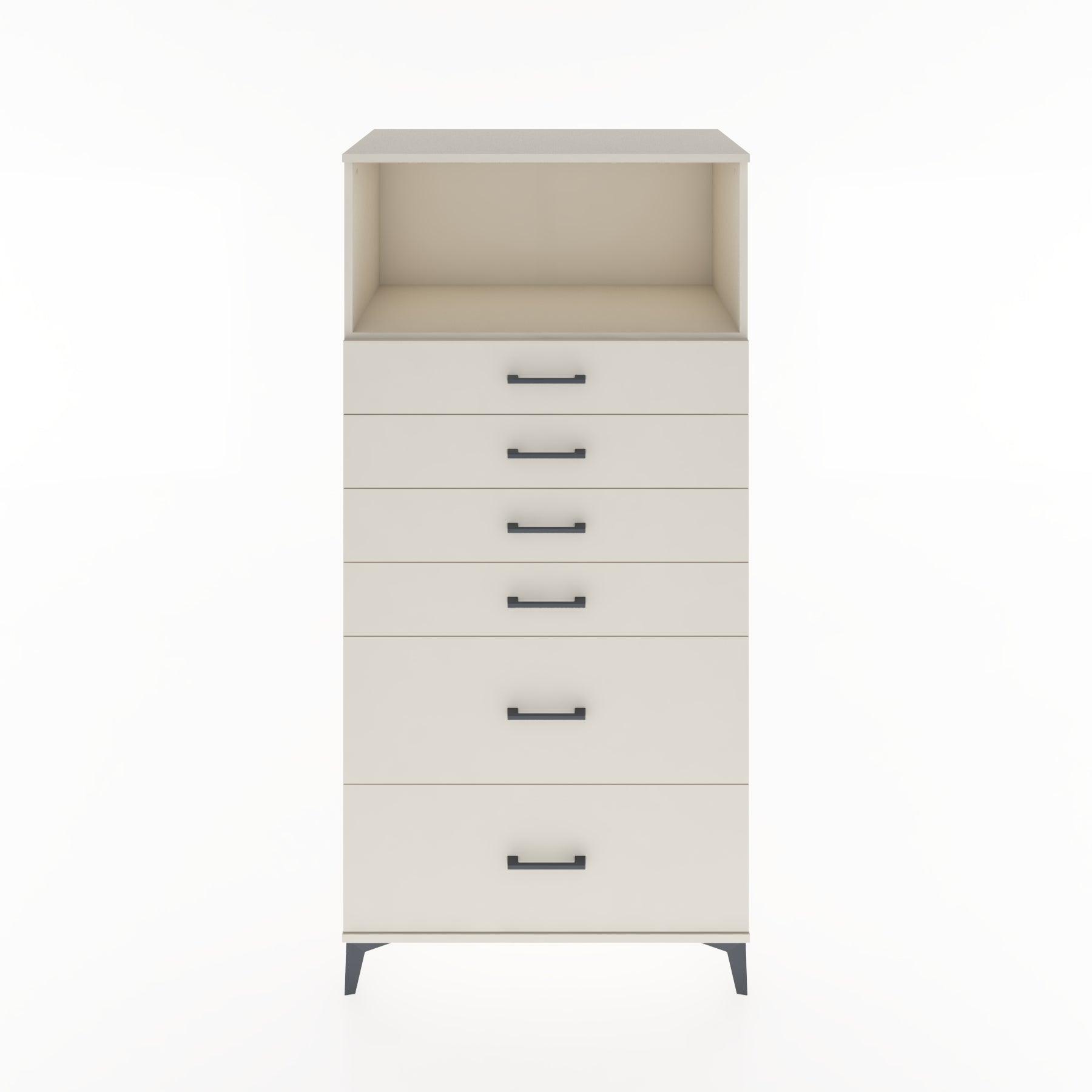 Woodntry Modular Cabinet Moonstone 88x44x170 cm with Drawers and Shelves CR45-1