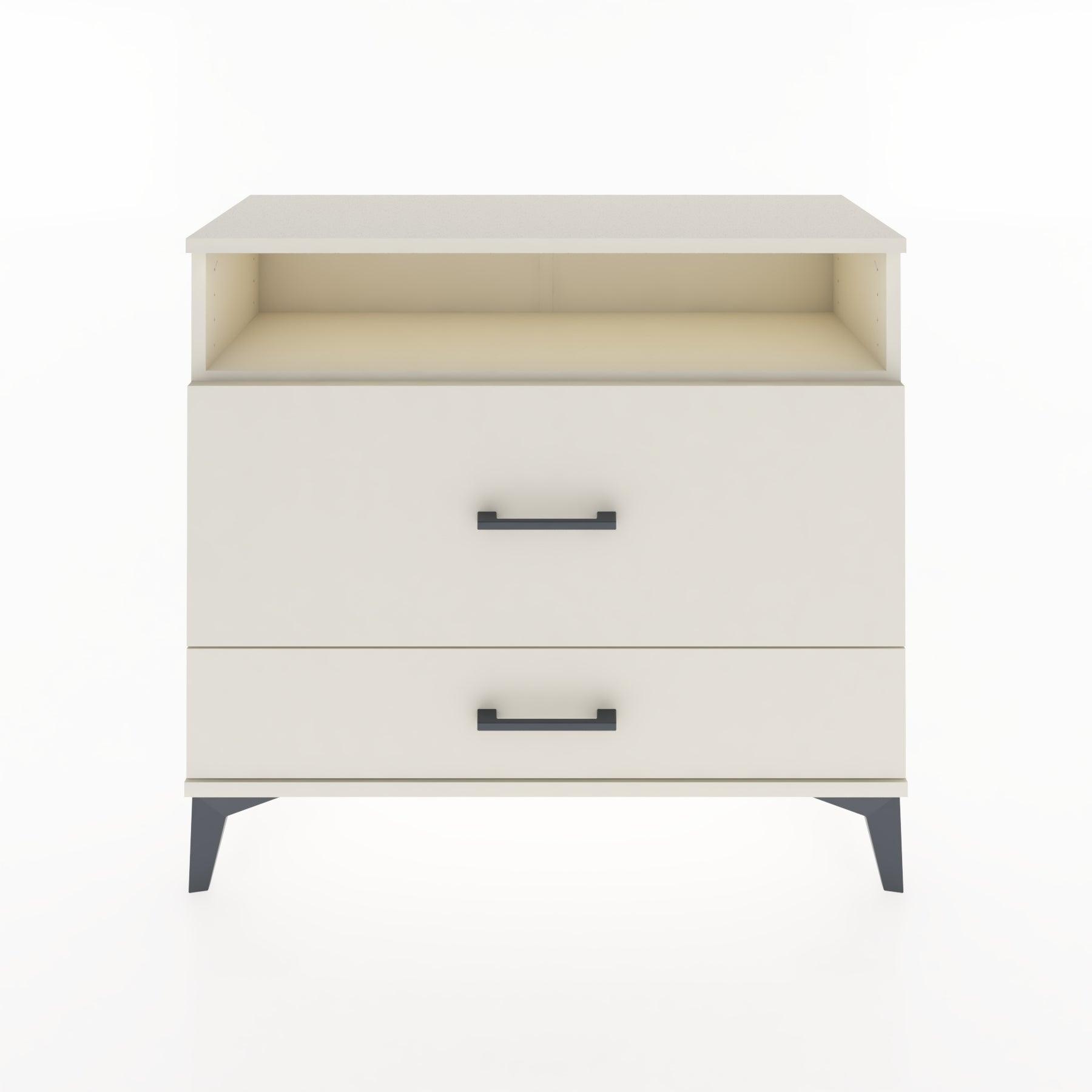 Woodntry Modüler Şifonyer İki Çekmeceli V7 88x30x68 cm Aytaşı - Woodntry