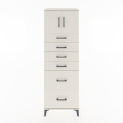 Woodntry Modular Cabinet Moonstone 60x44x170 cm with Doors and Drawers KC17-1