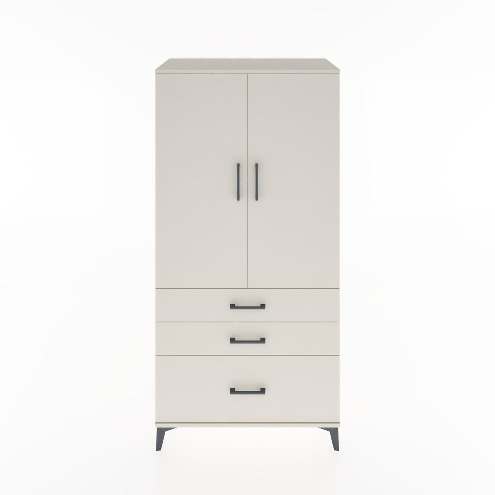 Woodntry Modular Cabinet Moonstone 88x44x170 cm with Doors and Drawers KC14-1