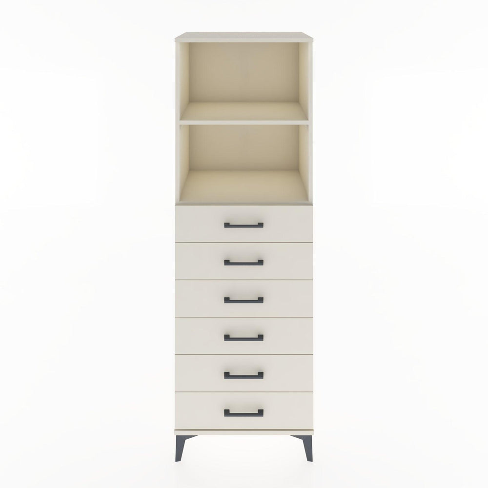 Woodntry Modüler Dolap Aytaşı 60x44x170 cm Çekmeceli ve Raflı CR34-1