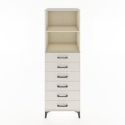 Woodntry Modular Cabinet Moonstone 60x44x170 cm with Drawers and Shelves CR34-1