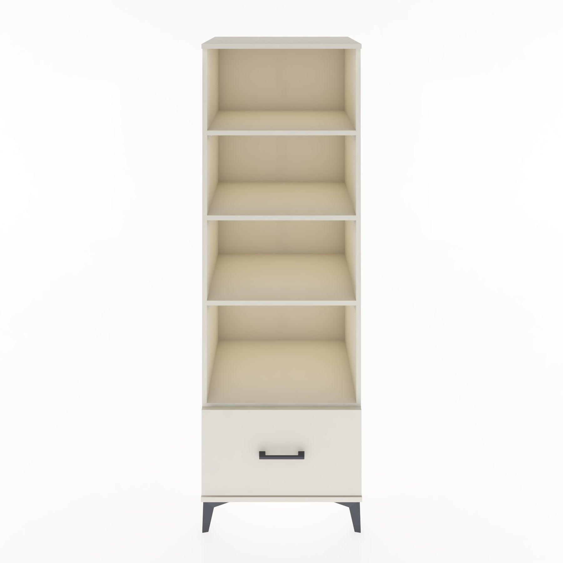Woodntry Modular Cabinet Moonstone 60x44x170 cm with Drawers and Shelves CR44-1