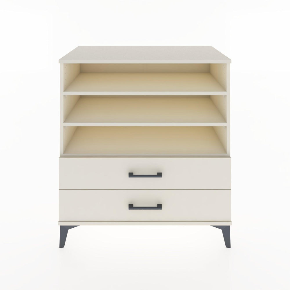 Woodntry Modular Dresser Moonstone 88x44x84 cm with Drawers and Shelves CR15-1