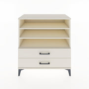 Woodntry Modüler Şifonyer Aytaşı 88x44x84 cm Çekmeceli ve Raflı CR15-1