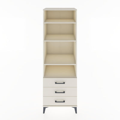 Woodntry Modular Cabinet Moonstone 60x44x170 cm with Drawers and Shelves CR37-1