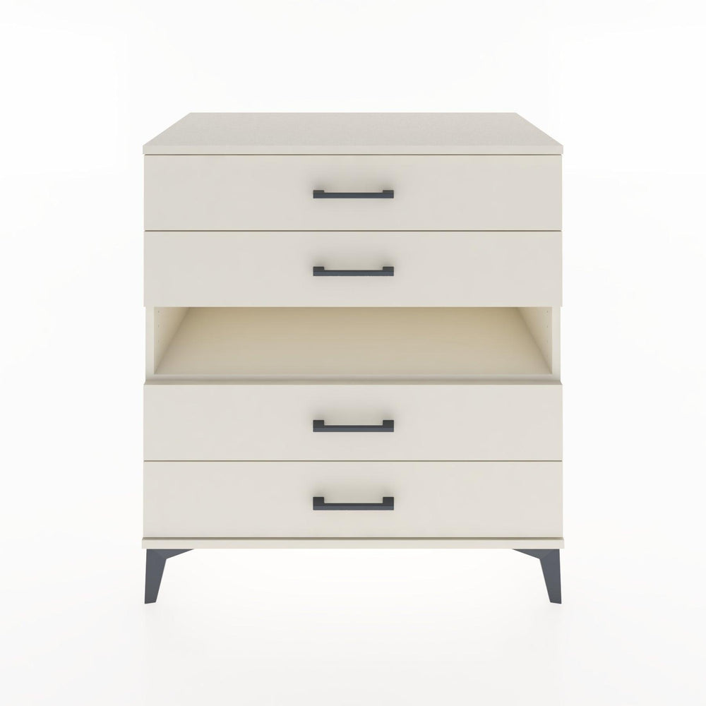 Woodntry Modüler Şifonyer Aytaşı 88x44x84 cm Çekmeceli ve Raflı CR21-1