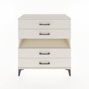 Woodntry Modüler Şifonyer Aytaşı 88x44x84 cm Çekmeceli ve Raflı CR21-1