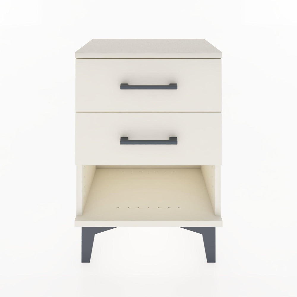 Woodntry Modüler Komodin İki Çekmece ve Raf 44x30x52 cm Aytaşı - Woodntry