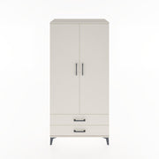 Woodntry Modular Cabinet Moonstone 88x44x170 cm with Doors and Drawers KC29-1