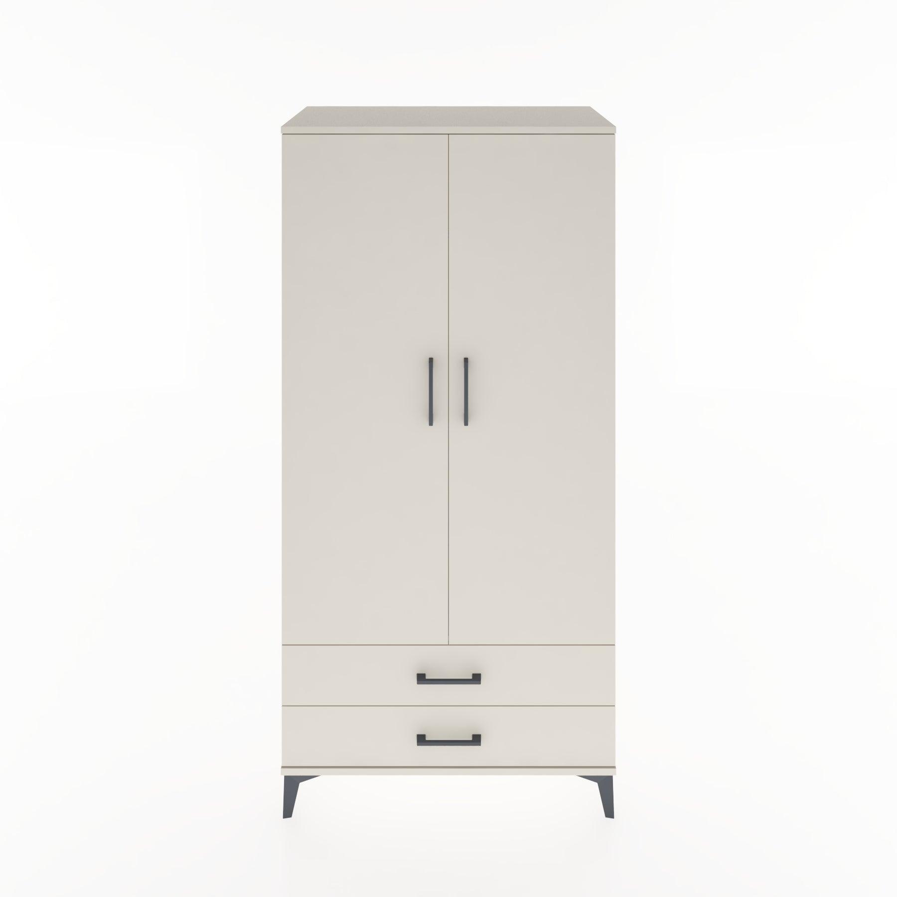 Woodntry Modular Cabinet Moonstone 88x44x170 cm with Doors and Drawers KC29-1