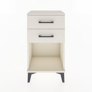Woodntry Modüler Komodin 2 Çekmece ve Raflı V1 44x30x68 cm Aytaşı - Woodntry
