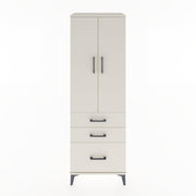 Woodntry Modular Cabinet Moonstone 60x44x170 cm with Doors and Drawers KC14-1