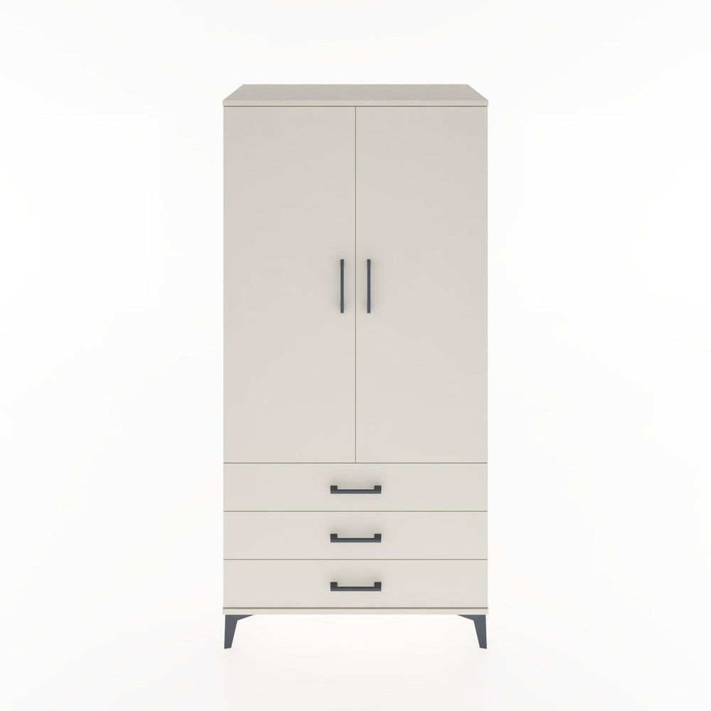 Woodntry Modular Cabinet Moonstone 88x44x170 cm with Doors and Drawers KC28-1