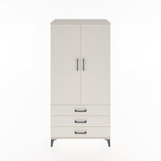 Woodntry Modular Cabinet Moonstone 88x44x170 cm with Doors and Drawers KC28-1