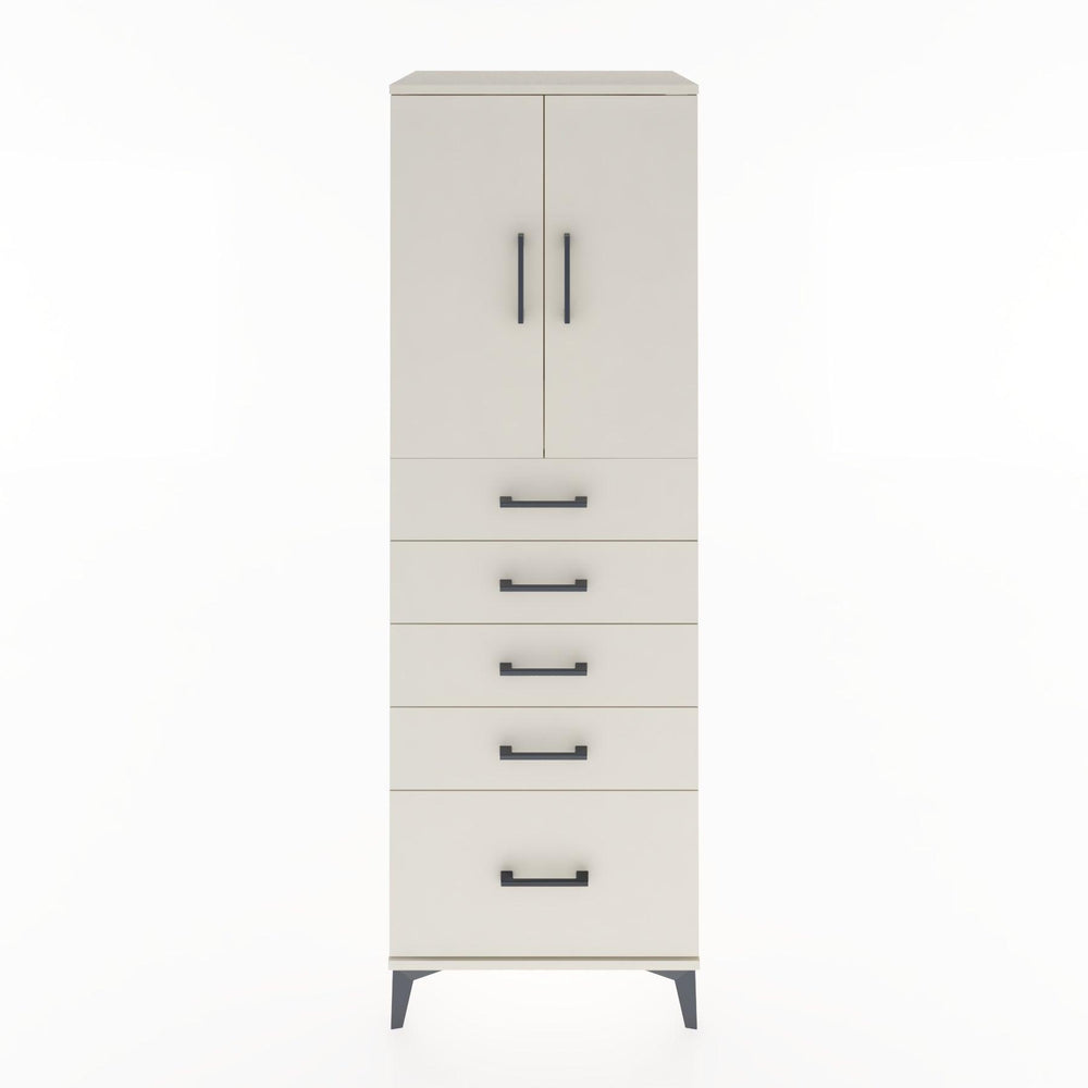 Woodntry Modular Cabinet Moonstone 60x44x170 cm with Doors and Drawers KC12-1