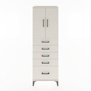 Woodntry Modular Cabinet Moonstone 60x44x170 cm with Doors and Drawers KC12-1