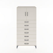 Woodntry Modular Cabinet Moonstone 88x44x170 cm with Doors and Drawers KC2-1