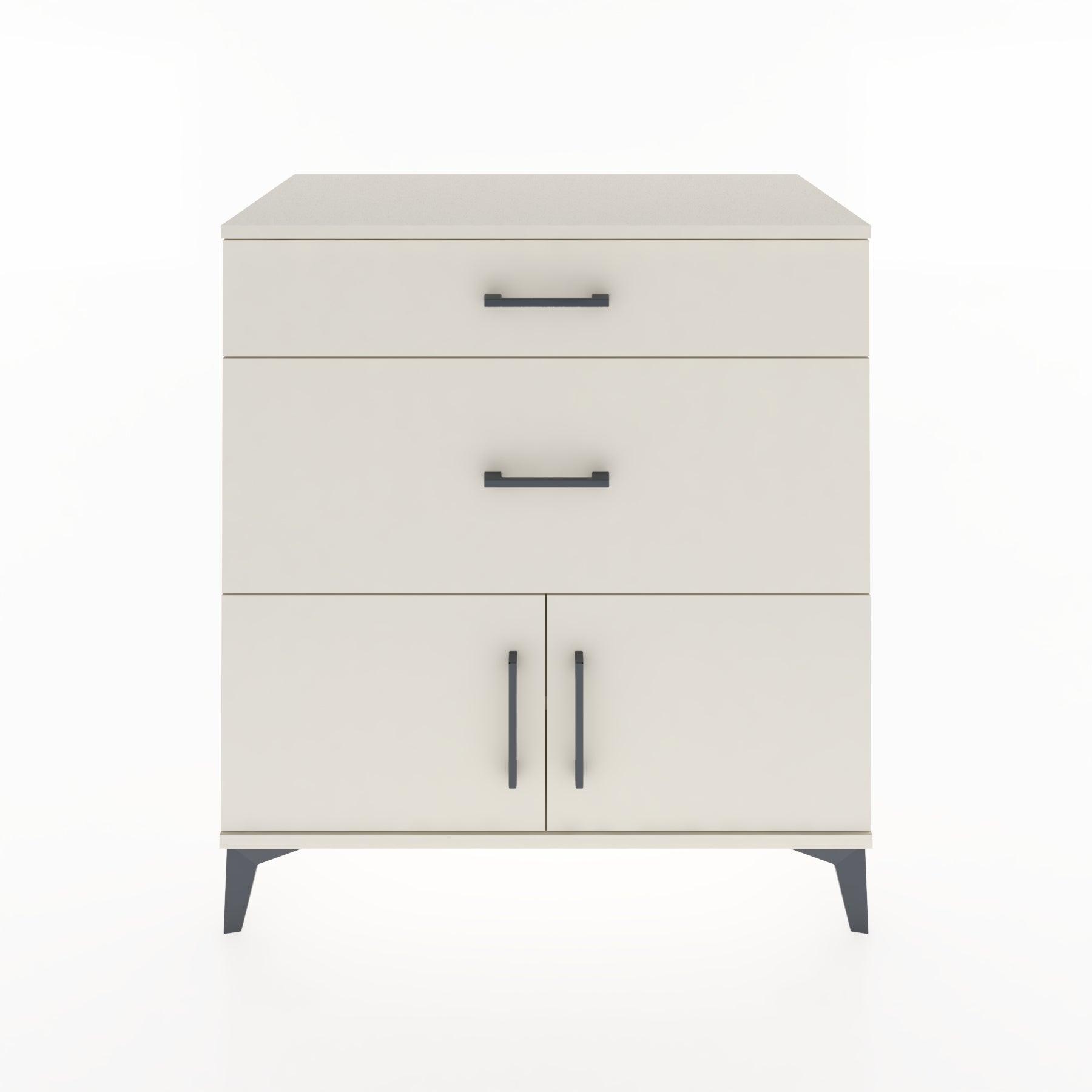 Woodntry Modular Dresser Moonstone 88x44x84 cm with Cover and Drawer KC115-1