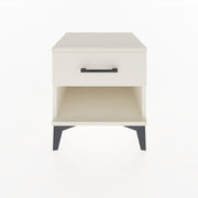Woodntry Modular Nightstand Moonstone 44x44x36 cm with Drawer and Shelf CR1-1
