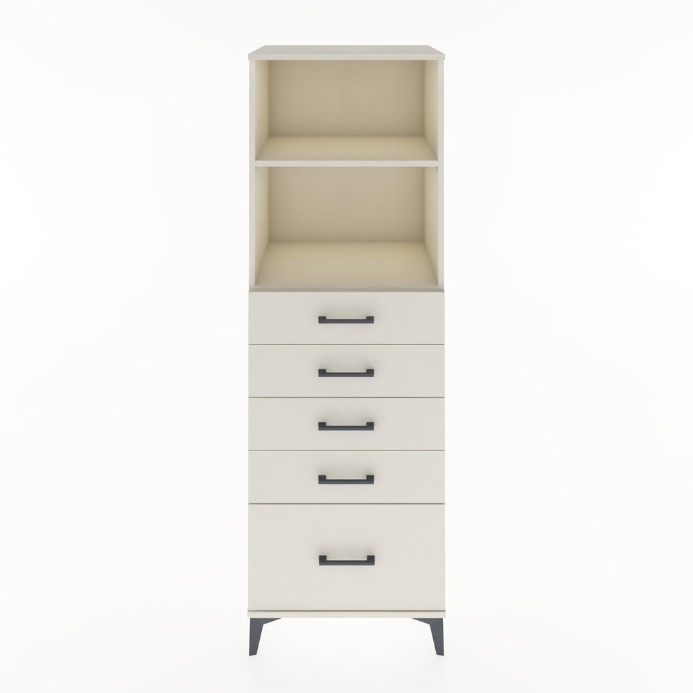 Woodntry Modular Cabinet Moonstone 60x44x170 cm with Drawers and Shelves CR40-1