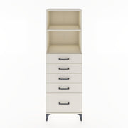 Woodntry Modular Cabinet Moonstone 60x44x170 cm with Drawers and Shelves CR40-1