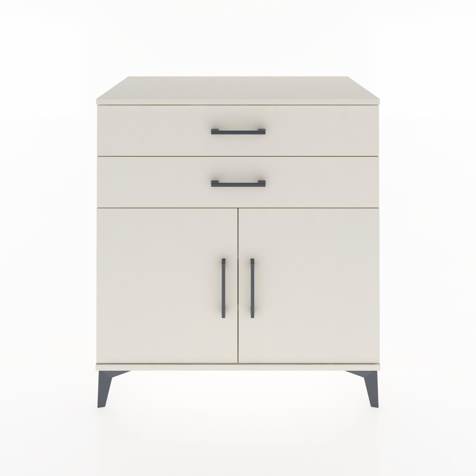Woodntry Modular Dresser Moonstone 88x44x84 cm with Cover and Drawer KC31-1