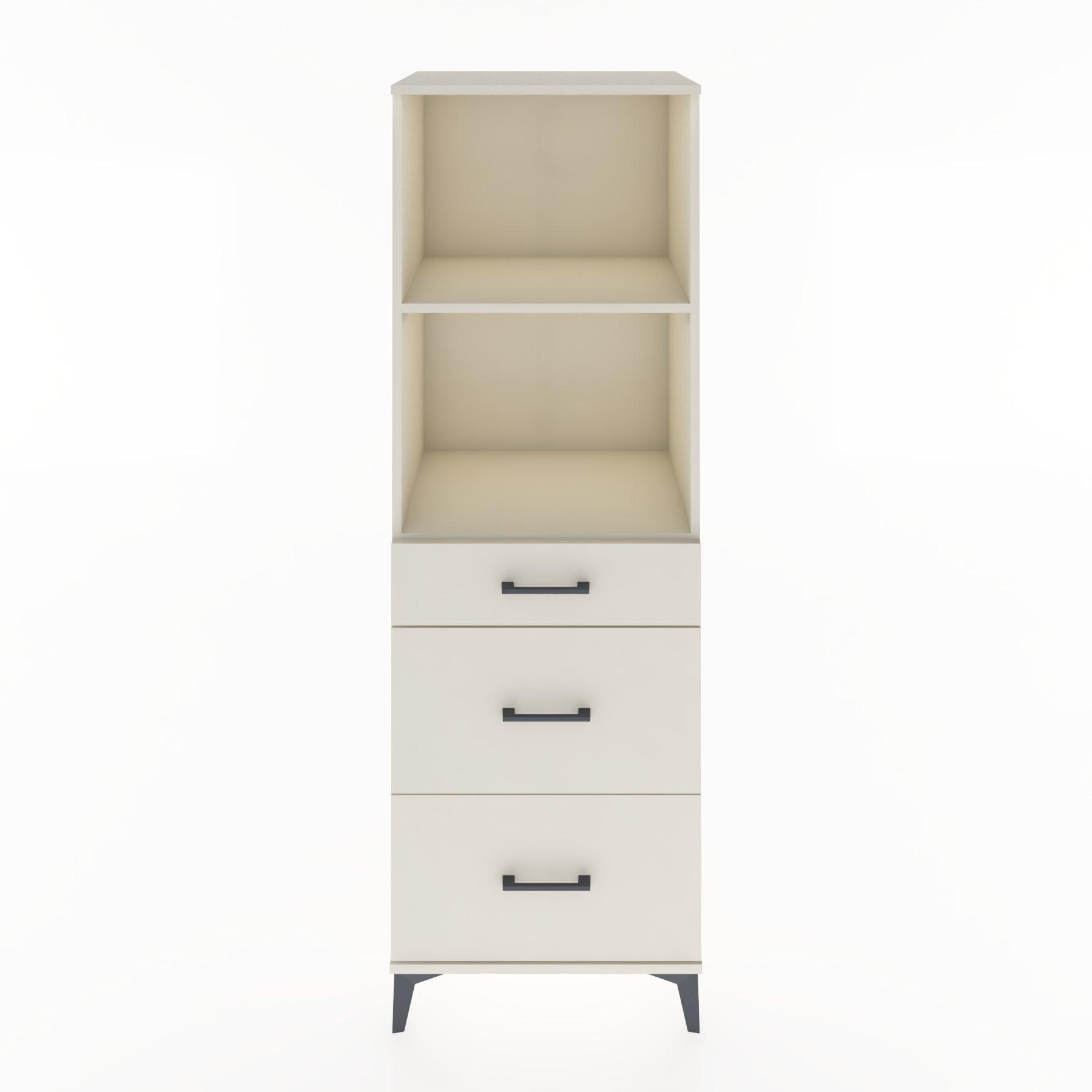 Woodntry Modüler Dolap Aytaşı 60x44x170 cm Çekmeceli ve Raflı CR47-1