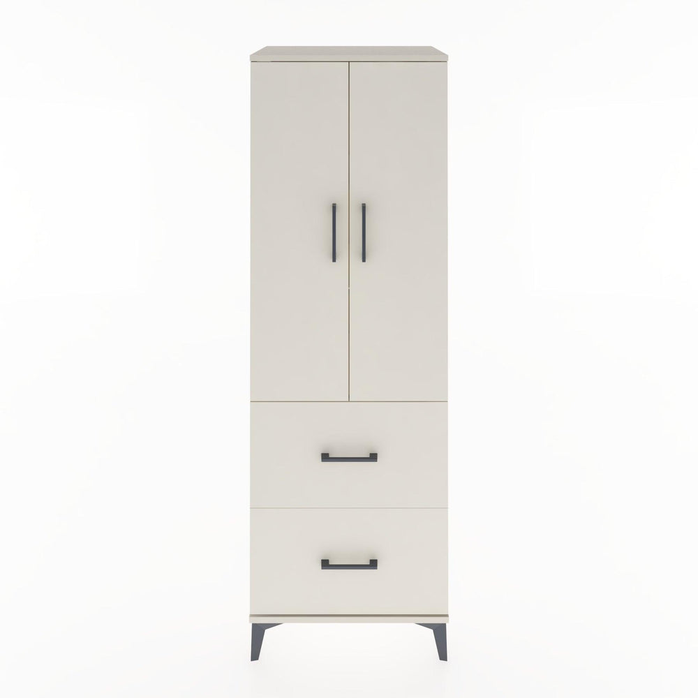 Woodntry Modular Cabinet Moonstone 60x44x170 cm with Doors and Drawers KC21-1