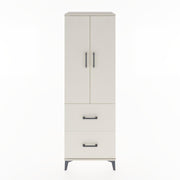 Woodntry Modular Cabinet Moonstone 60x44x170 cm with Doors and Drawers KC21-1