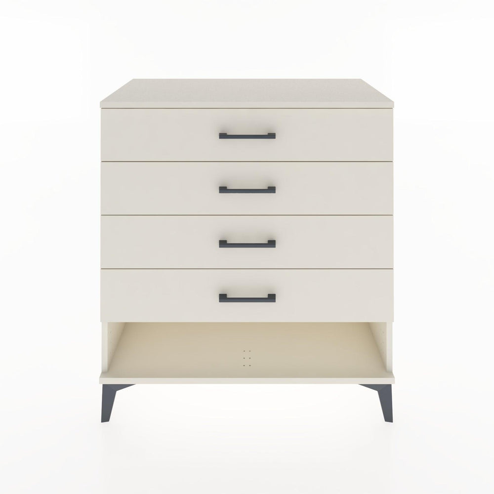 Woodntry Modular Dresser Moonstone 88x44x84 cm with Drawers and Shelves CR10-1
