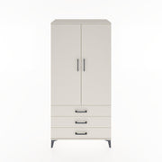 Woodntry Modular Cabinet Moonstone 88x44x170 cm with Doors and Drawers KC6-1
