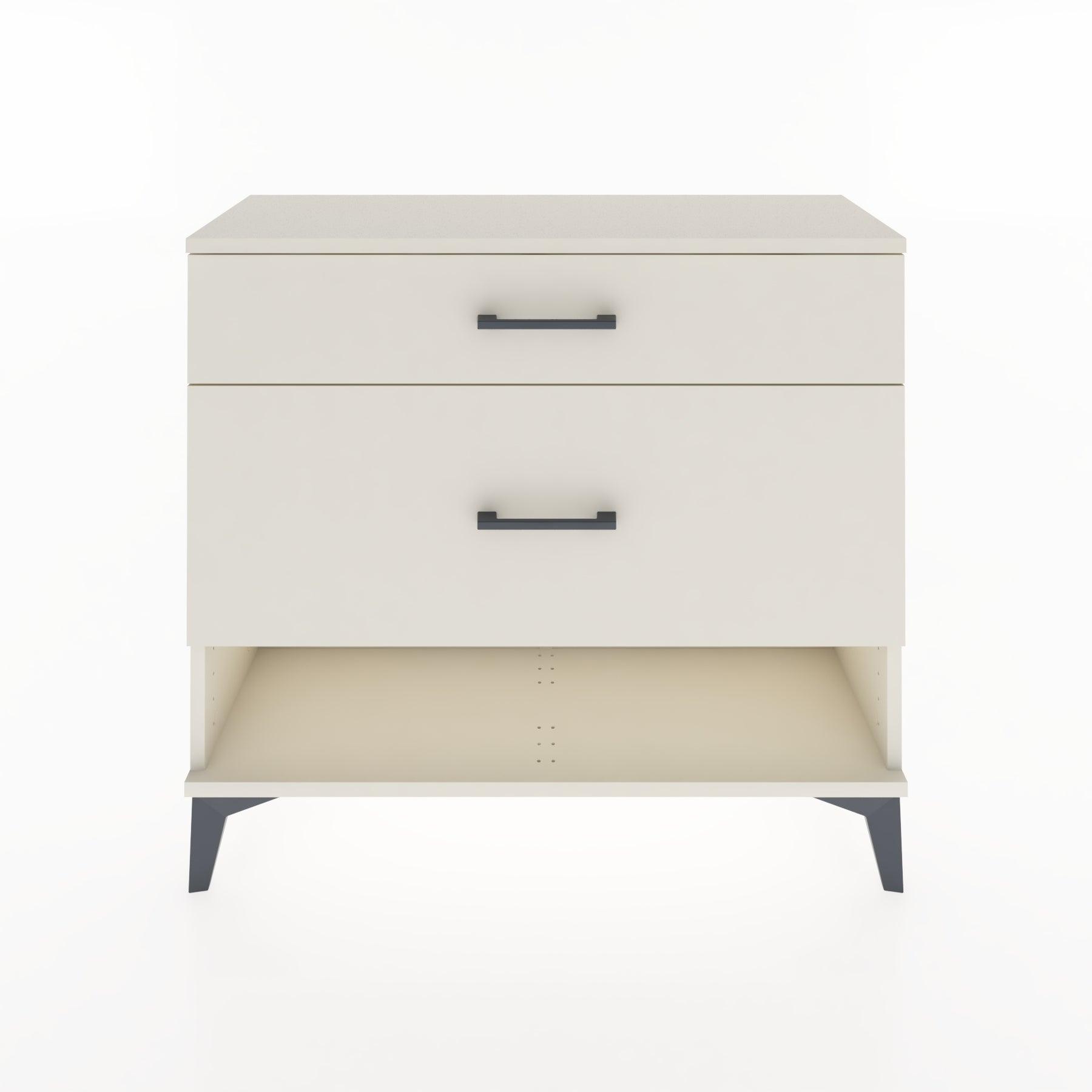 Woodntry Modüler Şifonyer İki Çekmeceli V8 88x30x68 cm Aytaşı - Woodntry